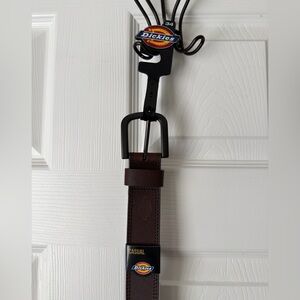Dickies Brown Genuine Leather Belt Men’s Size 34 |Dickies Men’s Leather Belt NWT